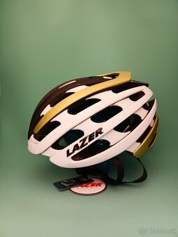 Lazer Z1 Gold White s Bianchi Z1 Aeroshell - 5