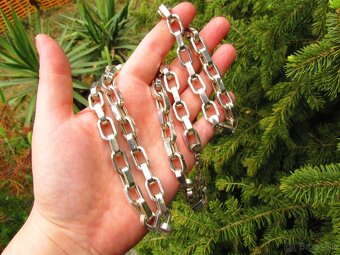 Strieborný set retiazka a náramok, Ag 925 - 5