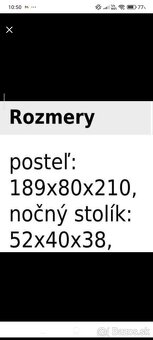 Manželská posteľ 180x200 - 5