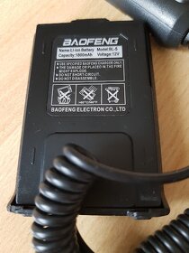 Baofeng nabíjačka-batéria do auta pre UV-5R - 5