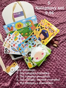 Detské montessori boxy, pomôcky hračky aktivity pre deti - 5