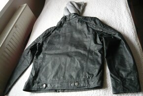 chlapčenská koženková bunda č.158 - 5