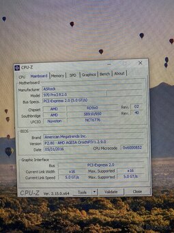 Predám základnú dosku + procesor + rám ASrock 970 pro - 5