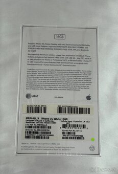 Iphone 1 generácia 3G 16GB biely - nerozbalený - 5