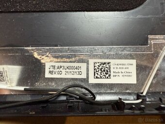 Vrchný kryt displeja Dell s anténami – originál diel - 5