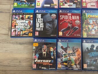 Predám hry na Playstation 4 - 5