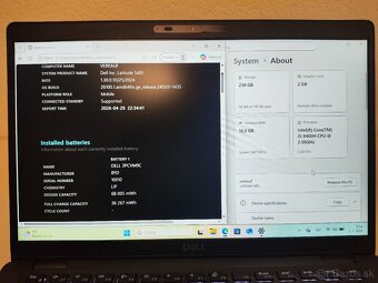 Dell Latitude 5401 | i5 • 16GB • 256GB SSD - 5