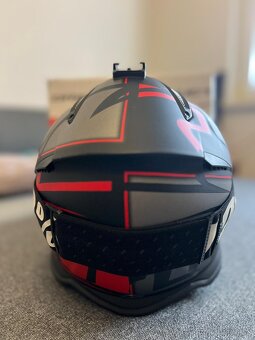 Airoh aviator 2.2 styling red matt + okuliare + výstroj - 5