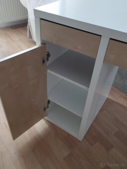 Písací stôl a suplikovy regál Ikea - 5