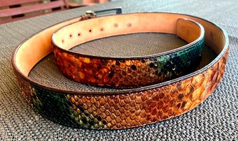 luxusný kožený opasok ..okuliare Ray Ban B+L USA - 5