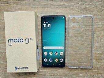Motorola Moto G75 5G 8GB/256GB, modry, top stav,zaruka - 5