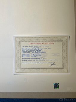 Andy Warhol "Mickey " Limitovaná edícia_Certifikát - 5