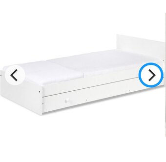 Rastúca detská postieľka + matrace - 5