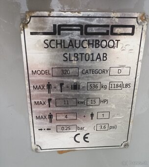 nafukovaci cln 3,2m + elektromotor 50, hlinikove dno - 5