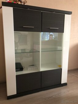 Obývacia stena Manhattan s LED podsvietením, koberček grátis - 5