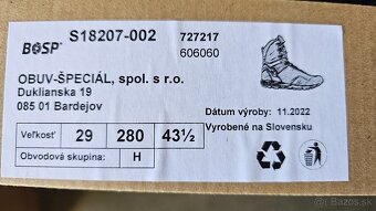 Obuv BOSP špeciál - taktická obuv Taras High, veľ. 43,5 / 29 - 5