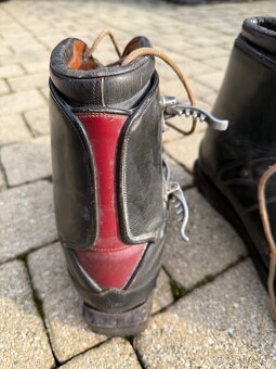 Lyziarky kozene true vintage retro - 5