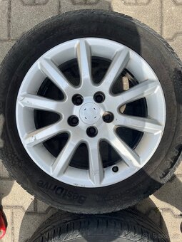 Alu disky 5x110 s letnými pneumatikami 205/55 r16 - 5