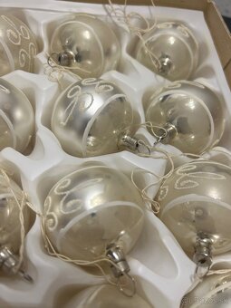 Gule retro sklenené fúkané - 5