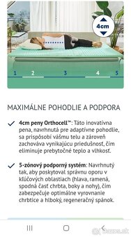 Dormeo vrchný matrac aloe vera vitalis 2v1 - 5