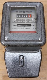 1.fázový elektromer KŘIŽÍK - 5