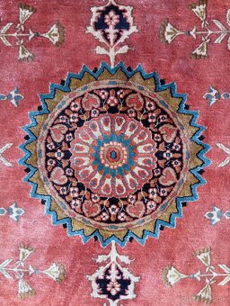 ⭐Exkluzívny 100% hodvábny Qom 164x129⭐ - 5