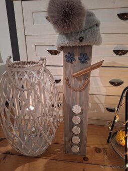 Drevený snehuliak - 5