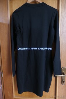 KARL LAGERFELD original luxusne nove saty vel. L - 5