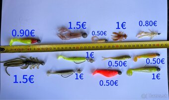 Nastrahy na prívlač – woblery, bliskáče, jigy, gumy… - 5