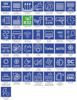 Klimatizácia AUX Q-Smart Plus 3,5 kW - 5