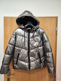 Strieborná bunda Reserved M/S - 5