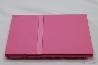 PS2 Slim Pink SCPH-77004 + originál ružový set - 5