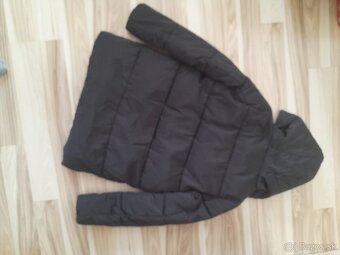 Zimná čierna bunda - 5
