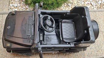 Elektrické autíčko Mercedes G, čierne - 5