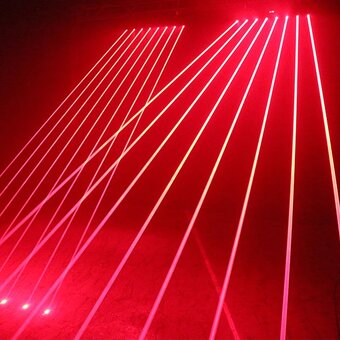 Profesionálny Laserový BAR (8x500mW) – svetelný efekt, DMX - 5