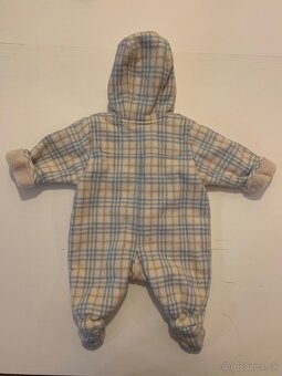 Detský zimný overal Burberry - veľ. newborn /1-2m/52-56 - 5