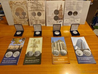 Predám Slovenské strieborné pamätné mince 2009-2020 - 5