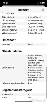 Predam / Vymením Dron DJI Mini 2 Se Fly More Combo - 5