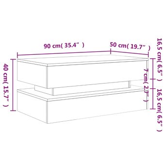 Stolík s LED svetlami - 5