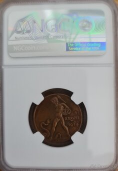 1 koruna 1914 - skúšobna ražba - veľmi vzácna - 5