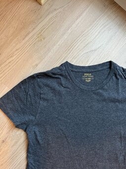 Sivé tričko Polo Ralph Lauren - 5