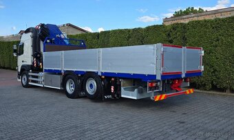 Volvo FM500 - 6x2 - Valník + HR-HMF 3220 - 5