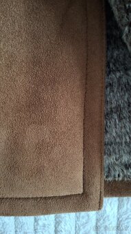 Pánsky kožuch zateplený kabát, veľ.L - 5