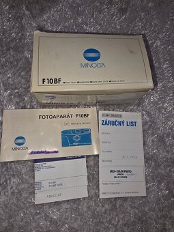 Minolta fotoaparát F10BF - 5