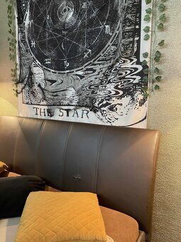 Koženná posteľ 140x200 - 5