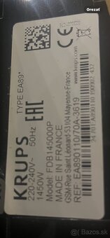 Kávovar Krups Quattro Force EA890 model FDB145000P - 5