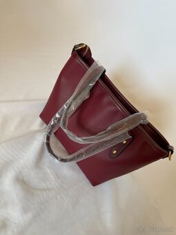 Coach burgundy tote bag - 5