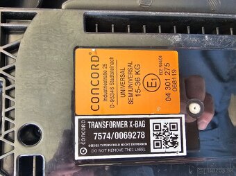 Detská autosedačka Concord Transformer X-Bag, 15-36kg - 5