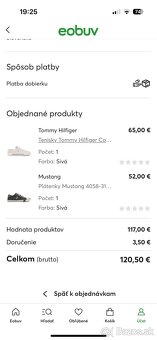 Predám originál Tommy Hilfiger tenisky číslo 40 - 5