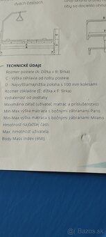 Elektricka polohovatelna postel - 5